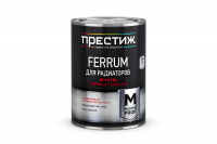 Эмаль ПРЕСТИЖ акрил д/рад 0,9кг (белый) FERRUM 150 градус.