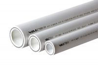 Труба PP-FIBER Valtec армированная стекловолокном, PN 25, 25 ММ (белый) VTр.700.FB25