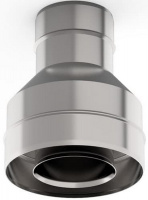 Оголовок-переход ф150*220 AISI 439/439, 1,0мм/0,5мм, (К), тип-2  (GP2-011097)