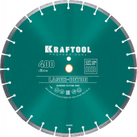 Диск алмазный отрезной по бетону, камню, 400 мм Laser-beton KRAFTOOL (36686-400)
