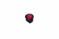 Выключатель клавишный 250V ON-OFF Micro, 3А (1*2с), красный, REXANT (10/200/2000) 9972996