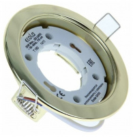 Встр потол свет Ecola GX53 H4 220V GX53 золото 38*106