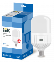 Лампа светодиодная LED 50вт Е40 дневной LLE-HP-50-230-65-E40