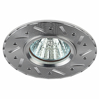 Светильник ЭРА KL41 SL 12V/220V 50W серебро