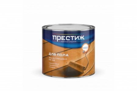 Эмаль ПФ-266 0,9 кг красно-коричневая ПРЕСТИЖ