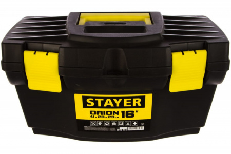 Пластиковый ящик для инструментов STAYER  ORION-16, 410 x 230 x 230 мм, (16