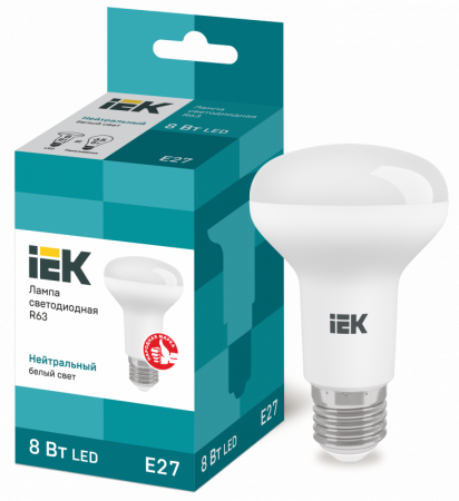 Лампа светодиодная LED рефлекторная 5вт E27 R63 белый ECO LLE-R63-5-230-40-E27