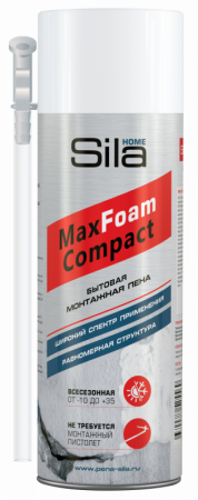 Пена монтажная SILA HOME MAX FOAM COMPACT 400ml
