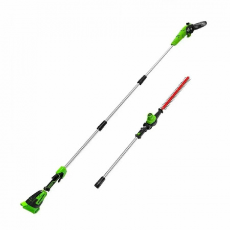 Высоторез-Кусторез аккумуляторный Greenworks, 2 в 1, 40V, без АКБ и ЗУ 1303907