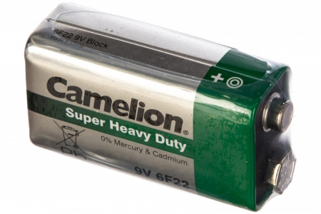 Элемент питания Camelion 6F22 1/12/480 (крона)