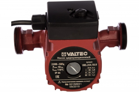 Насос VALTEC RS 25/4-180 с гайкой