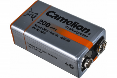 Аккумулятор Camelion 6F22 200мАч 9V