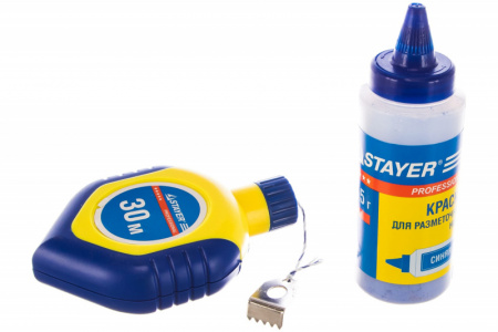 Набор STAYER нить размет. с синей краской в 2-х комп.корпусе, 115г*30м (2-06383-Н2)