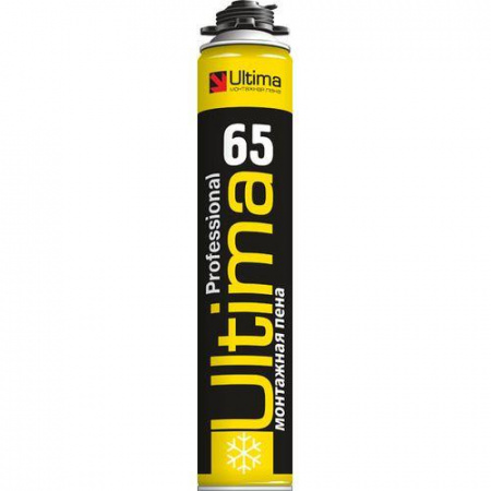 Пена монтажная Ultima PRO 65, проф.ЗИМА  850мл 