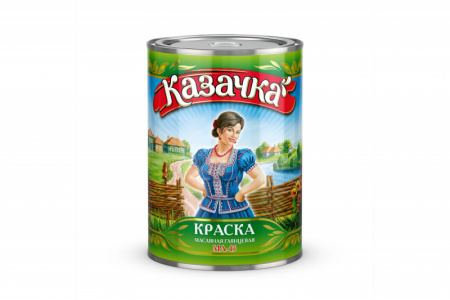 Краска МА-15   0,9кг сурик железный КАЗАЧКА