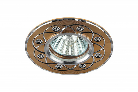 Светильник ЭРА KL40 SL/GD 12V/220V 50W золото/серебро