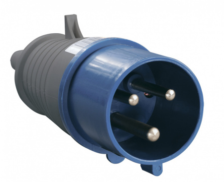 Вилка кабельная 32А 2Р+Е IP44 переносная 250В 023 (PSR01-032-3) ИЭК